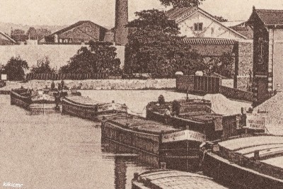 Bondy (Seine) - Le canal - Vue prise du nouveau pont (4) (red).jpg