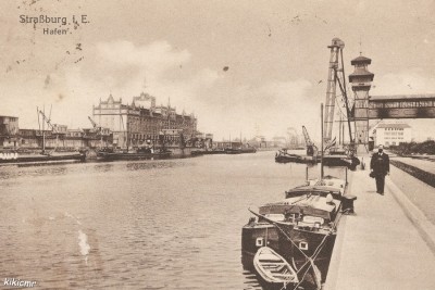 STRASSBURG 6 - Strassburg i. E. - Hafen.jpg (180.52 Kio) Vu 1908 fois STRASSBURG 6 - Strassburg i. E. - Hafen.jpg