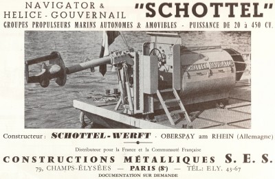 Schottel - pub Revue de la Navigation intérieure et rhénane 10 juin 1961.jpg