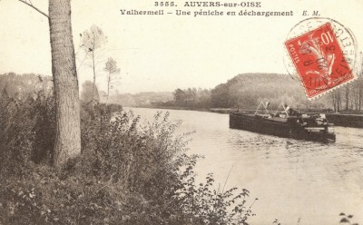 Auvers-sur-Oise - Valhermeil - Une péniche en déchargement (vagus).jpg