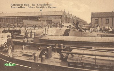 Antwerpen-Dam - Sas - Kempischkanaal - Anvers-Dam - Ecluse - Canal de la Campine (Copier).jpg