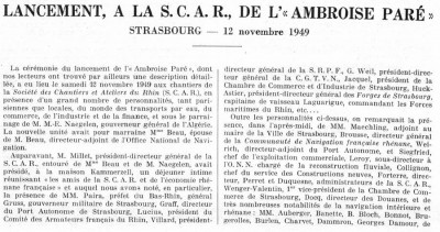 AMBROISE PARE lancement - revue navig du rhin novembre 1949 (1) (Copier).jpg (100.84 Kio) Vu 1823 fois AMBROISE PARE lancement - revue navig du rhin novembre 1949 (1) (Copier).jpg