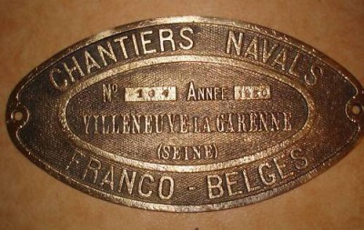 plaque-franco belge n° 164-vil la gar-x.JPG